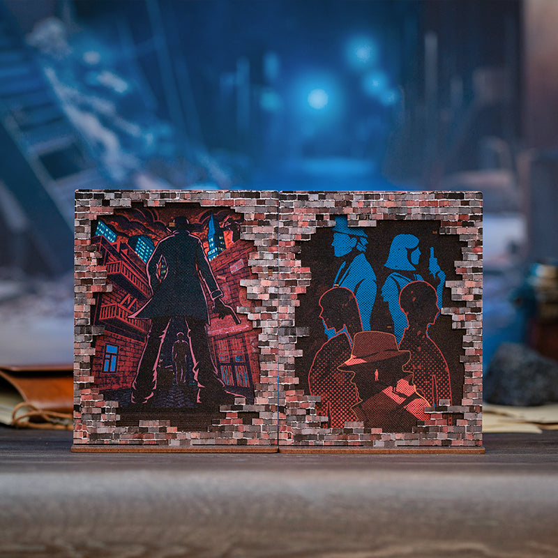PUZZLESBEST DIY Bookends Kit (Farewell To The Night)