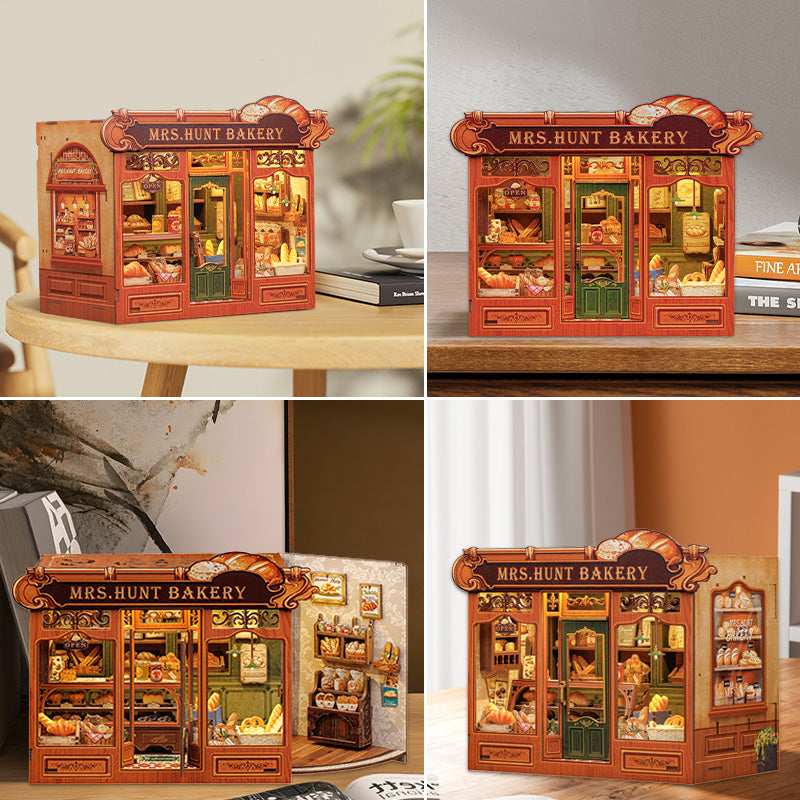 PUZZLESBEST DIY Dollhouse Kit | Mrs. Hunt Bakery