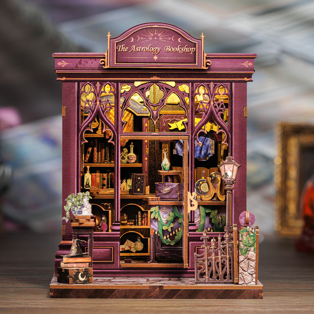 PUZZLESBEST DIY Book Nook Kit | The Astrology Bookshop