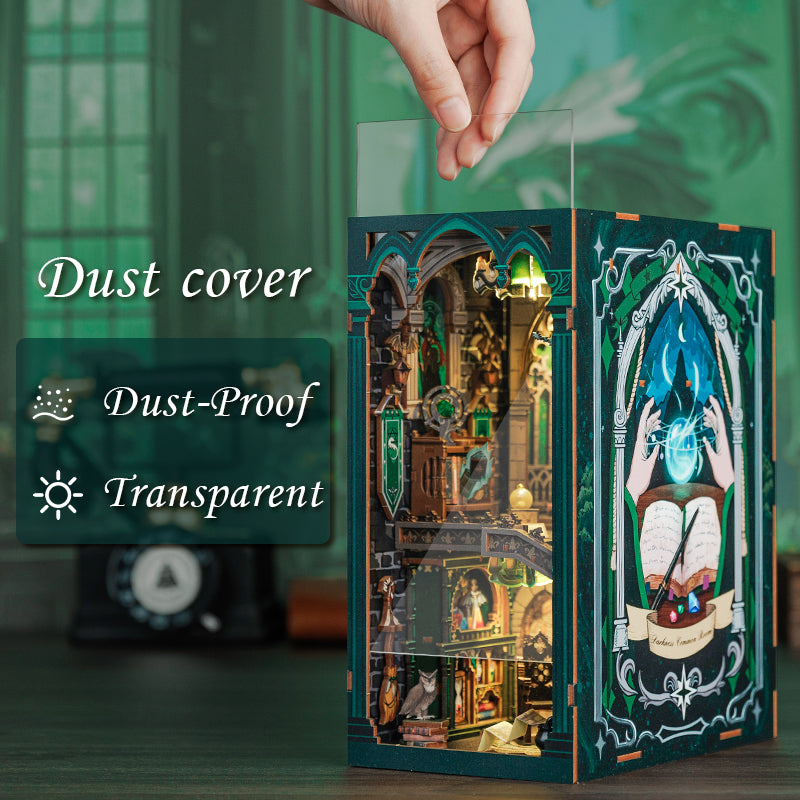 PUZZLESBEST DIY Book Nook Kit | Darkness Common Room