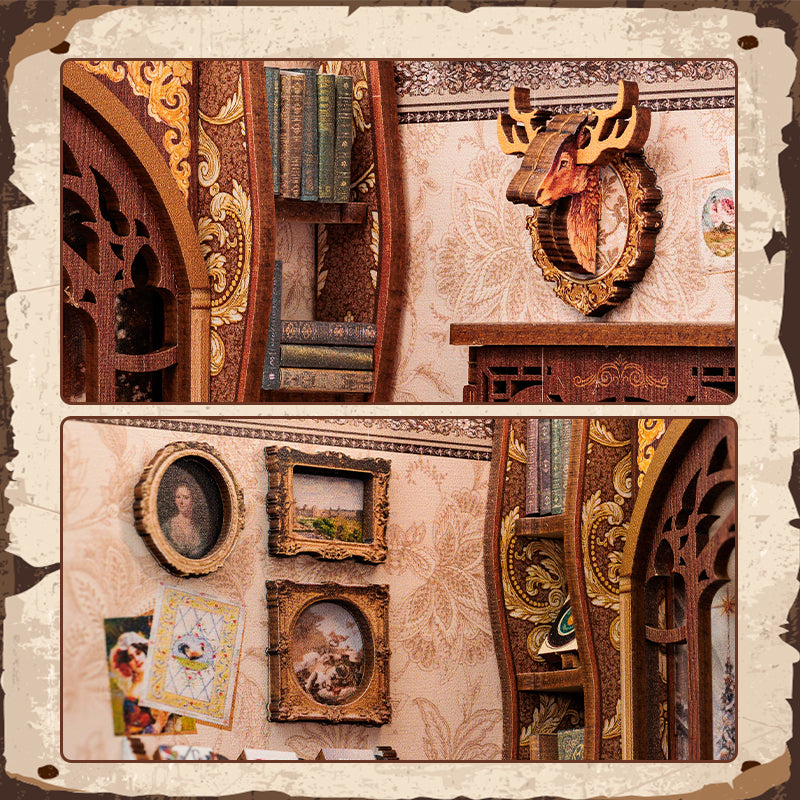 PUZZLESBEST DIY Book Nook Kit(Bookshop Memories)
