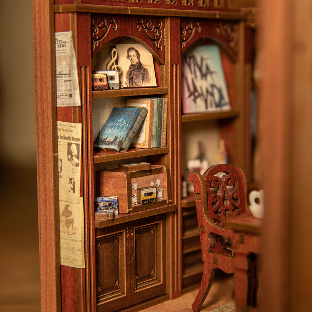 PUZZLESBEST DIY Book Nook Kit (The Secret Rhythm)