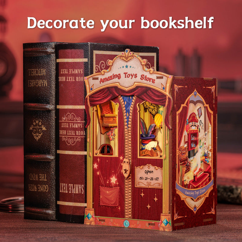 PUZZLESBEST DIY Book Nook Kit| Amazing Toys Store