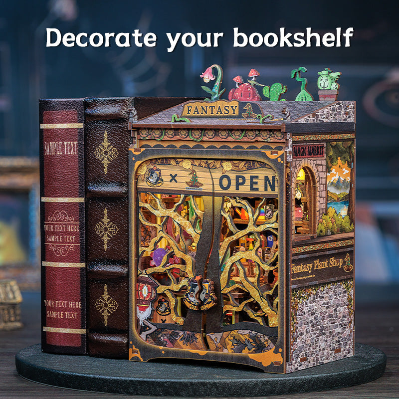 PUZZLESBEST DIY Book Nook Kit|Fantacy Plant Shop