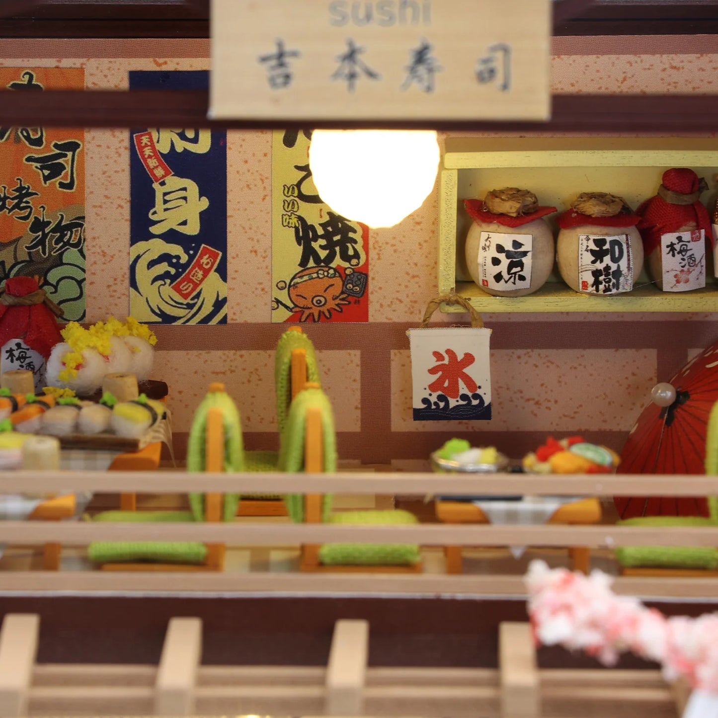PUZZLESBEST DIY Miniature House | Sakura Sushi House