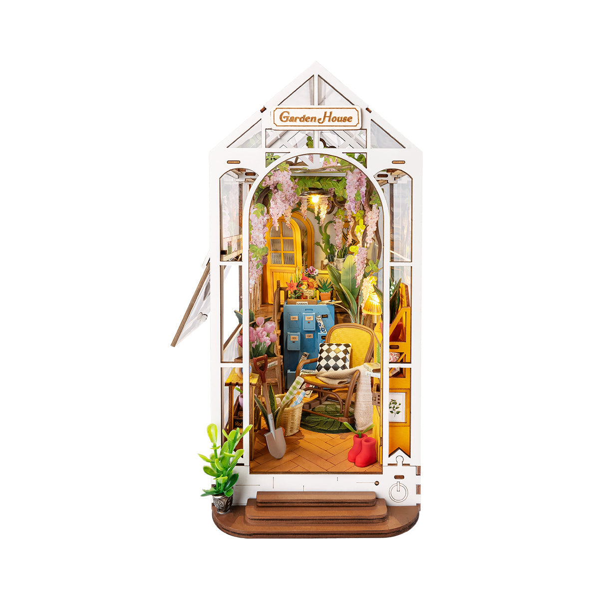 PUZZLESBEST DIY Book Nook | Holiday Garden House