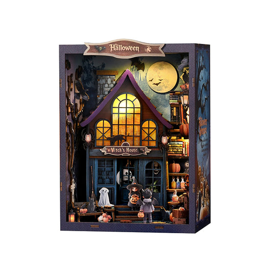 PUZZLESBEST DIY Book Nook | Halloween Witch’s House