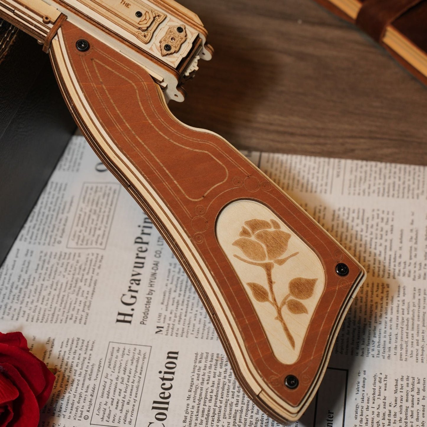 Thompson Submachine Gun - Classic Toy Model 3D Wooden Puzzle