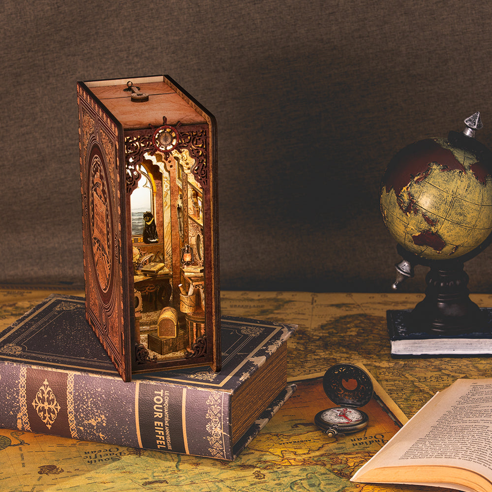 PUZZLESBEST DIY Book Nook Kit (Sailing Memory)