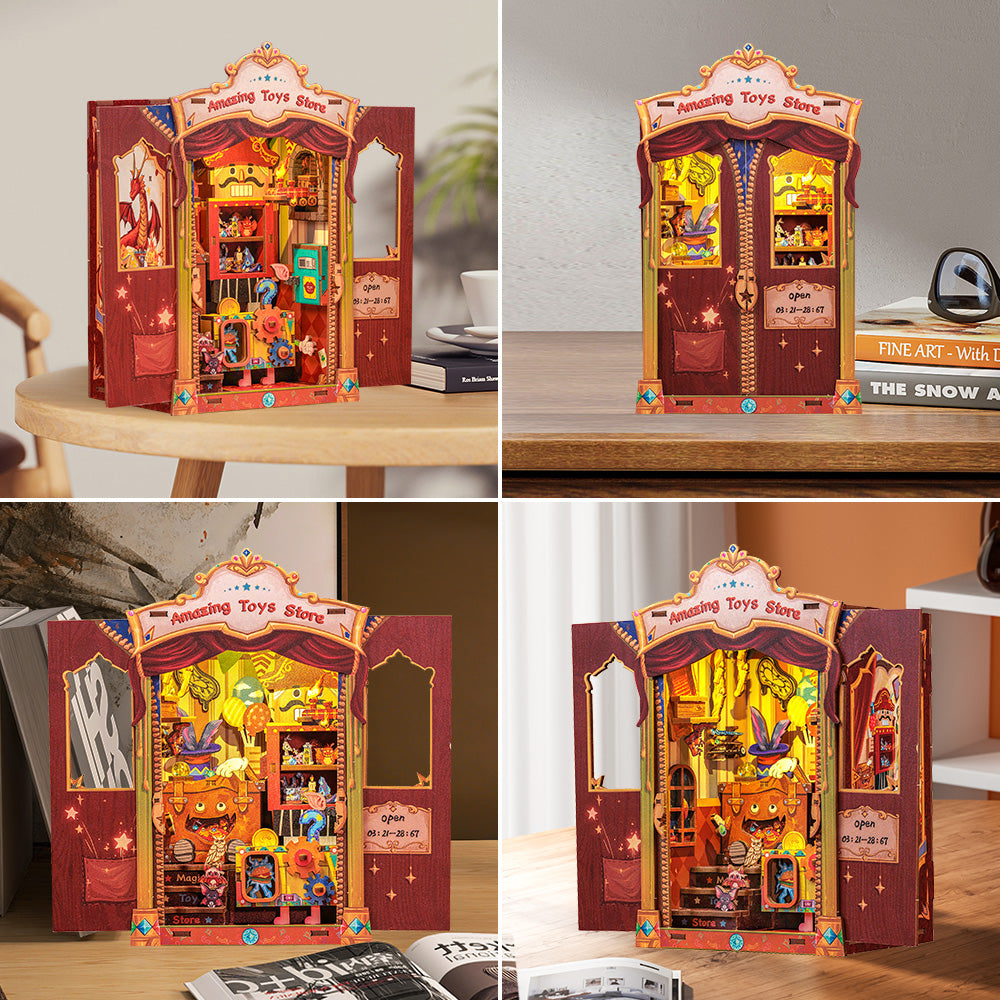 PUZZLESBEST DIY Book Nook Kit| Amazing Toys Store