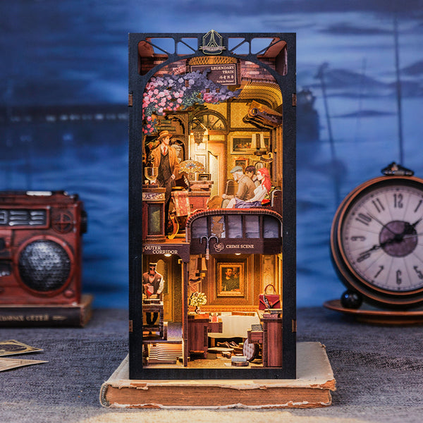 PUZZLESBEST DIY Book Nook Kit (Train Mystery)