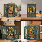 PUZZLESBEST DIY Book Nook Kit|The Darkness Herbarium