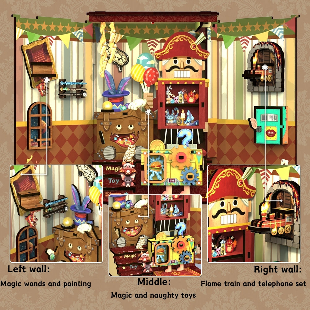 PUZZLESBEST DIY Book Nook Kit| Amazing Toys Store