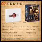 PUZZLESBEST DIY Book Nook | Halloween Witch’s House