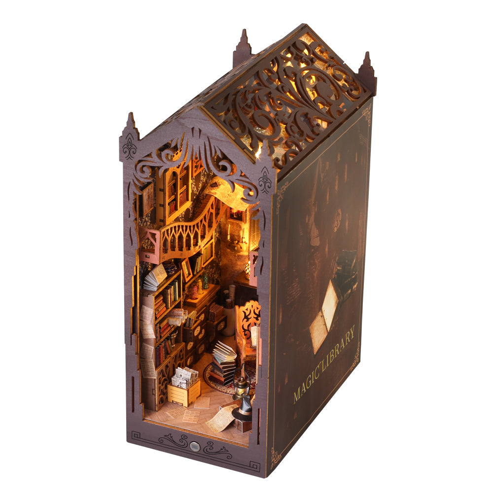 Magic House DIY Book Nook - 3D Wooden Puzzle Kit