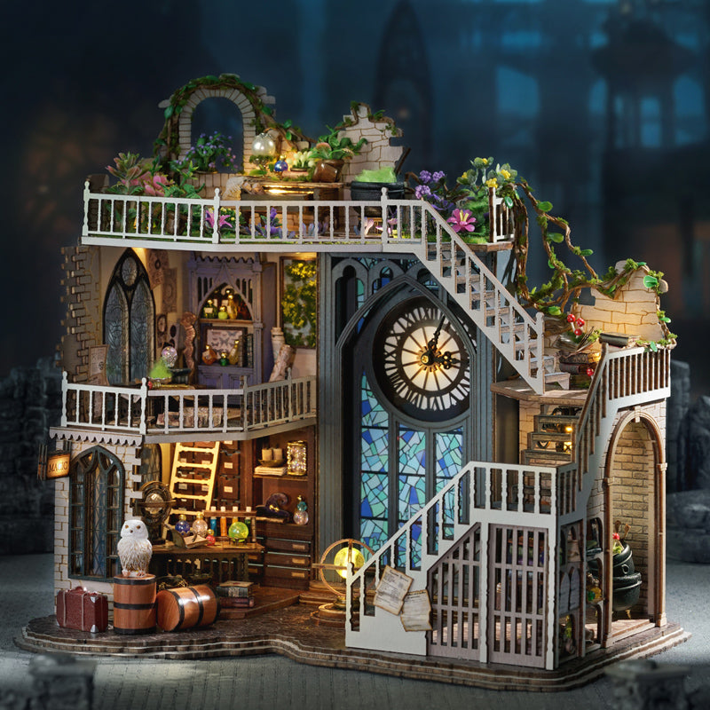 PUZZLESBEST 1: 24 DIY Dollhouse Kit(Magic Workshop)