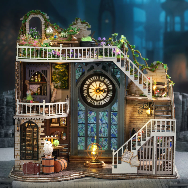 PUZZLESBEST 1: 24 DIY Dollhouse Kit(Magic Workshop)