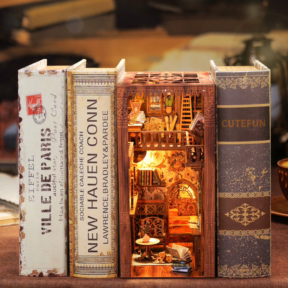 PUZZLESBEST DIY Book Nook Kit (Eternal Bookstore)