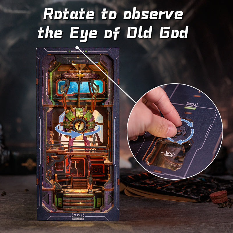 PUZZLESBEST DIY Book Nook Kit | The Eye of Old God