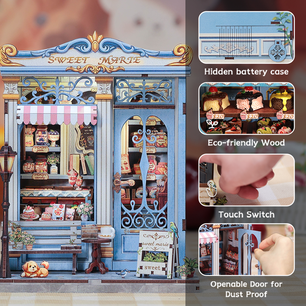 PUZZLESBEST DIY Miniature House |  Sweet Marie