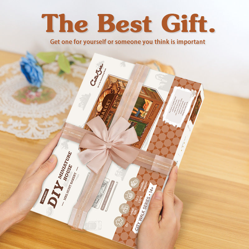PUZZLESBEST DIY Dollhouse Kit | Mrs. Hunt Bakery