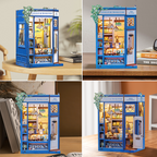 PUZZLESBEST DIY Book Nook Kit | Literature Bookstore
