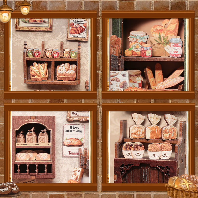PUZZLESBEST DIY Dollhouse Kit | Mrs. Hunt Bakery