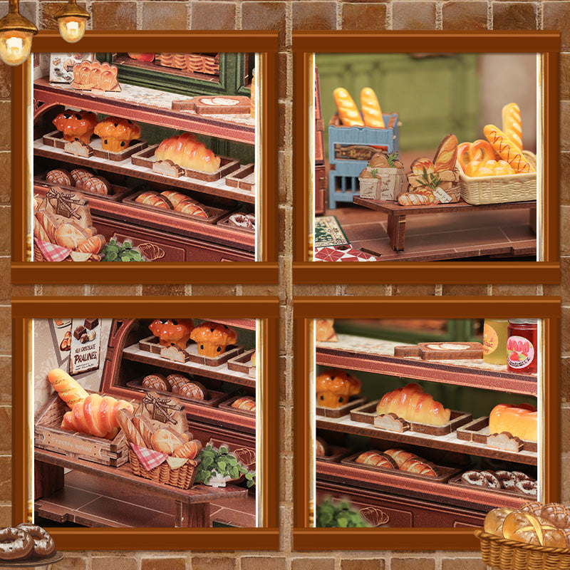 PUZZLESBEST DIY Dollhouse Kit | Mrs. Hunt Bakery