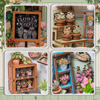 PUZZLESBEST DIY Book Nook Kit | Champs-Élysées  Florist