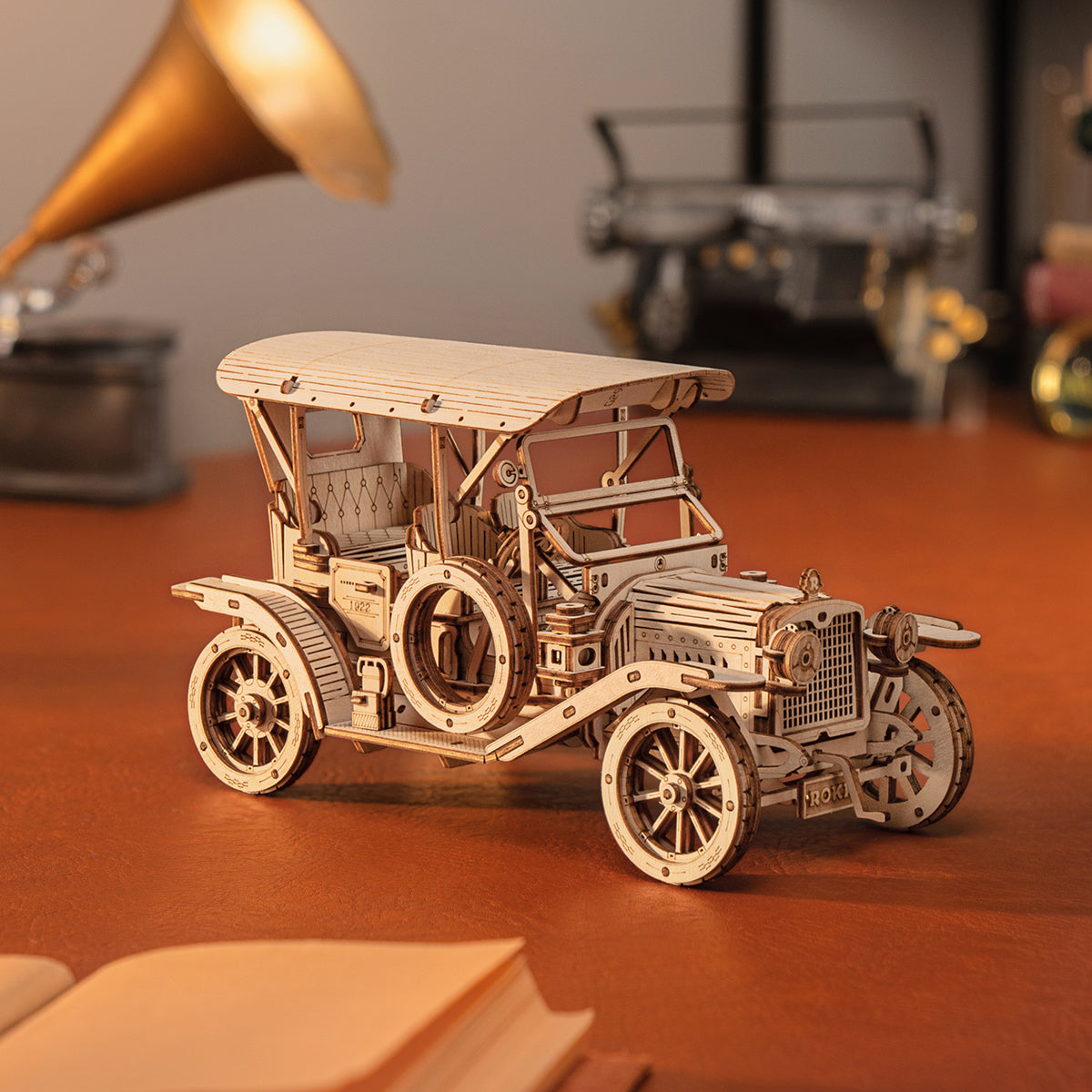 ROKR Vintage Car 3D Wooden Puzzle MC801