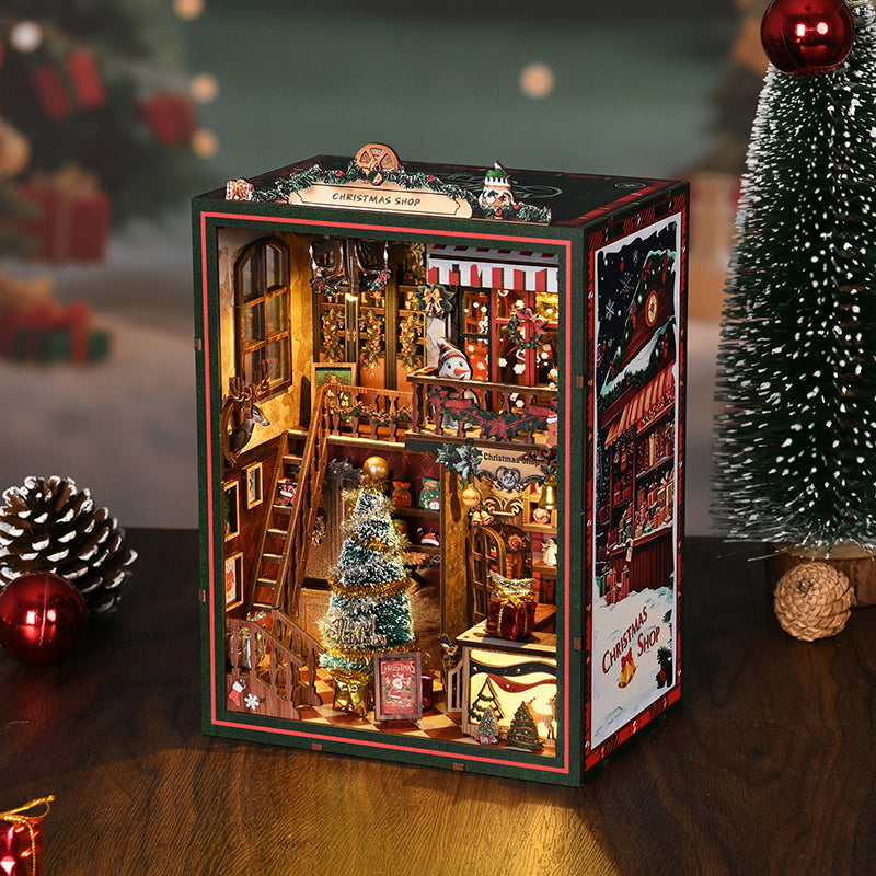 PUZZLESBEST DIY Miniature House | Christmas Shop