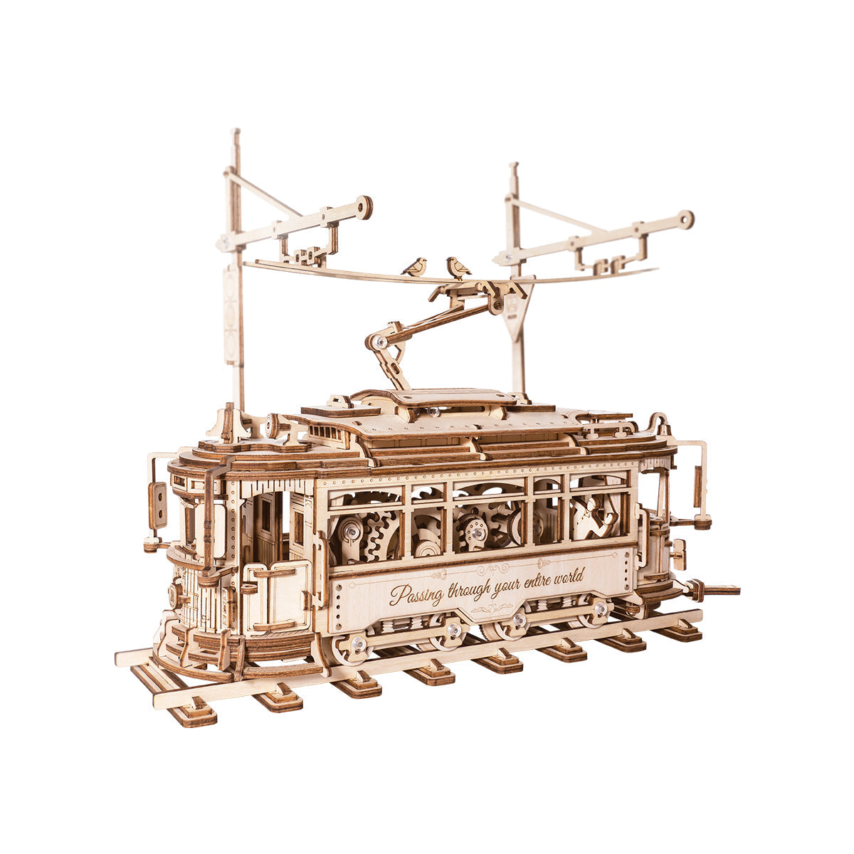 ROKR Classic City Tram 3D Wooden Puzzle LK801