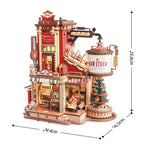 Christmas Dream Gift Factory - Musical Wooden Model 3D Wooden Puzzle