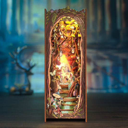 PUZZLESBEST DIY Book Nook Kit | The Grace of The Forest