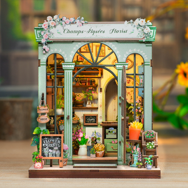 PUZZLESBEST DIY Book Nook Kit | Champs-Élysées  Florist
