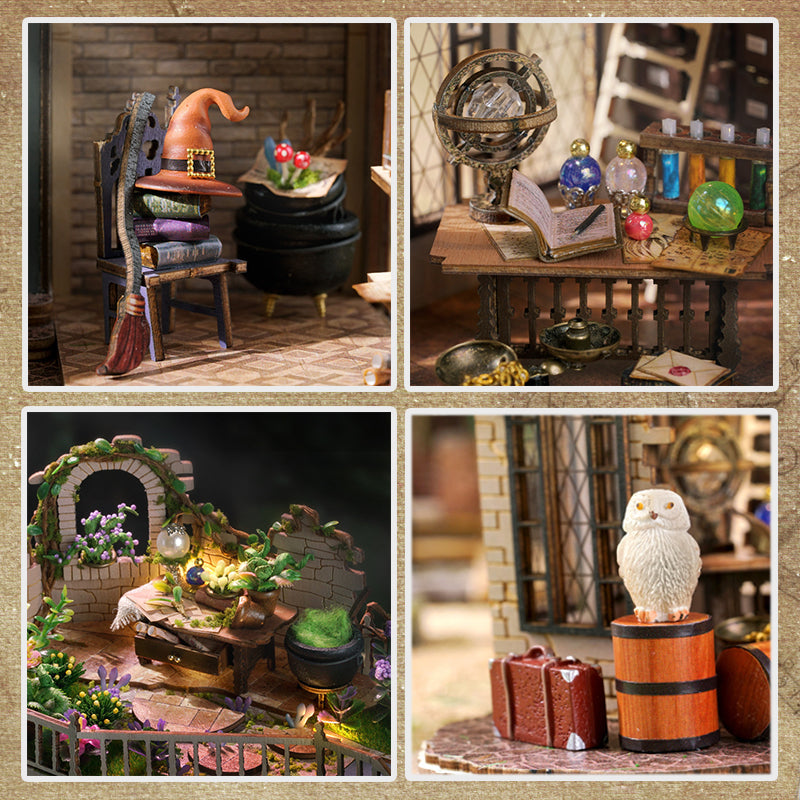 PUZZLESBEST 1: 24 DIY Dollhouse Kit(Magic Workshop)