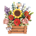 Wooden Bloom Box - Floral Treasure Chest 3D Wooden Puzzle