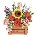 Wooden Bloom Box - Floral Treasure Chest 3D Wooden Puzzle