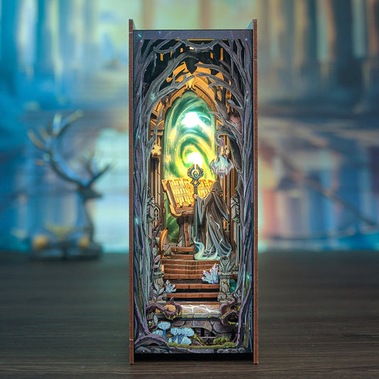 PUZZLESBEST DIY Book Nook Kit | The Gate of Wonderland