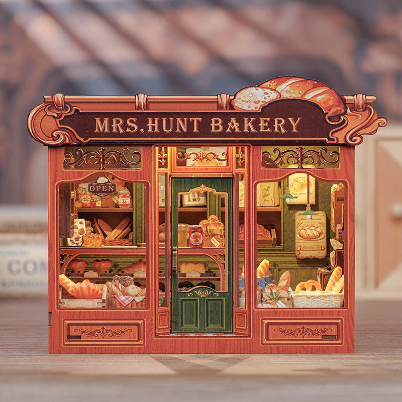 PUZZLESBEST DIY Dollhouse Kit | Mrs. Hunt Bakery