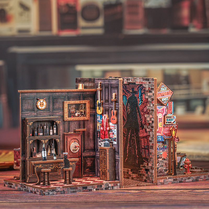 PUZZLESBEST DIY Bookends Kit (Farewell To The Night)