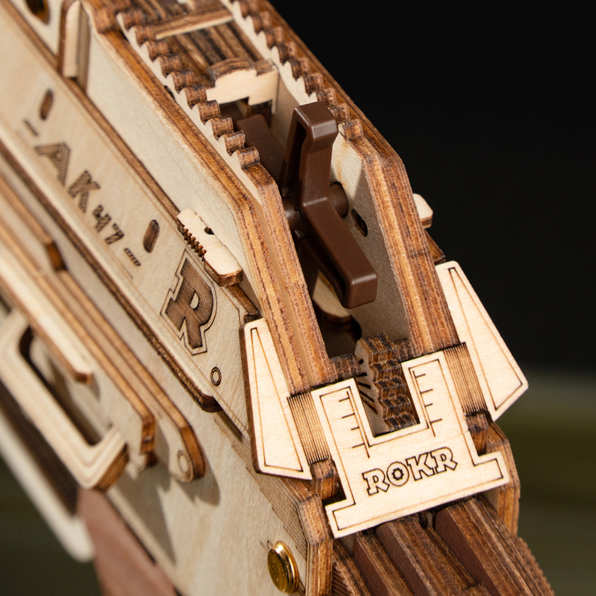 AK-47 Assault Rifle - Toy Gun Model 3D Wooden Puzzle
