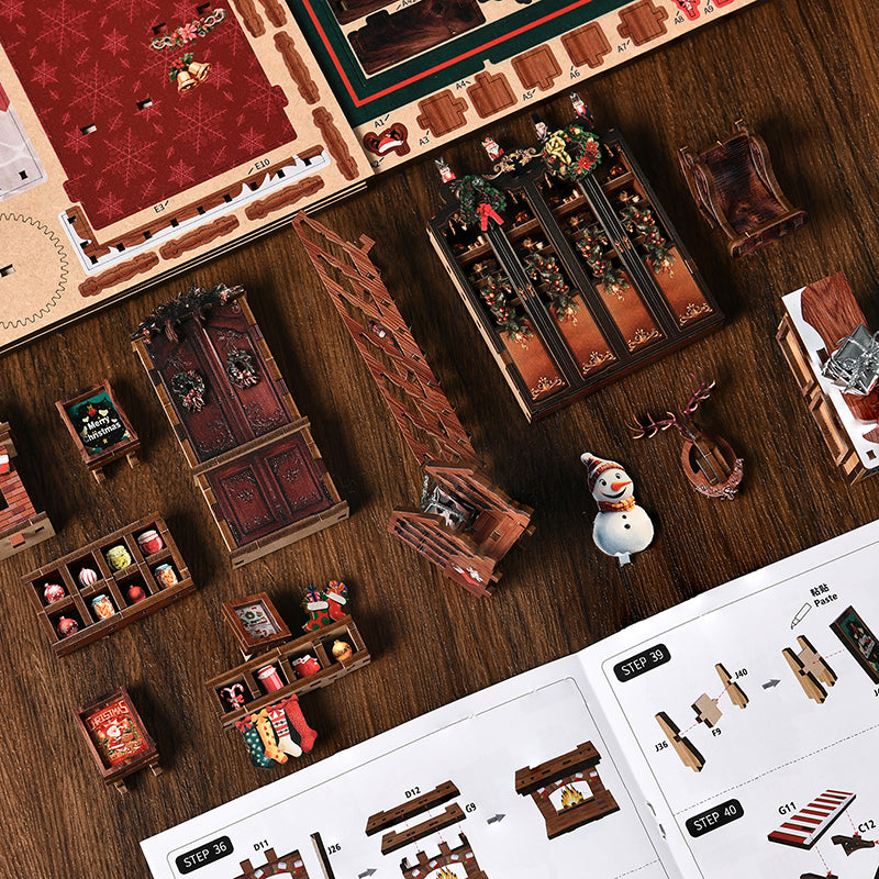 PUZZLESBEST DIY Miniature House | Christmas Shop