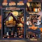 PUZZLESBEST DIY Book Nook | Halloween Witch’s House
