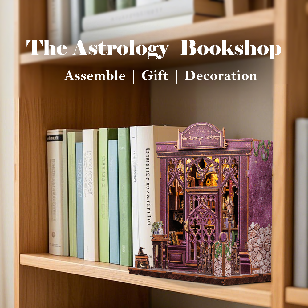 PUZZLESBEST DIY Book Nook Kit | The Astrology Bookshop
