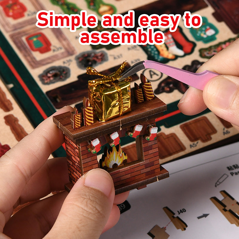PUZZLESBEST DIY Miniature House | Christmas Shop