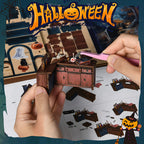 PUZZLESBEST DIY Book Nook | Halloween Witch’s House