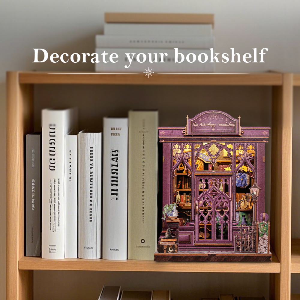 PUZZLESBEST DIY Book Nook Kit | The Astrology Bookshop
