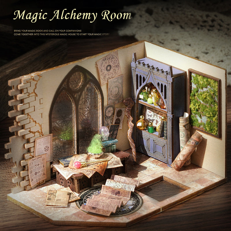 PUZZLESBEST 1: 24 DIY Dollhouse Kit(Magic Workshop)