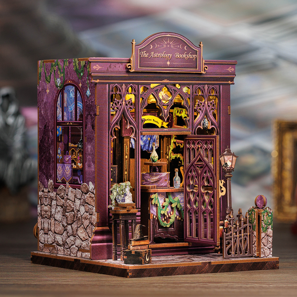 PUZZLESBEST DIY Book Nook Kit | The Astrology Bookshop